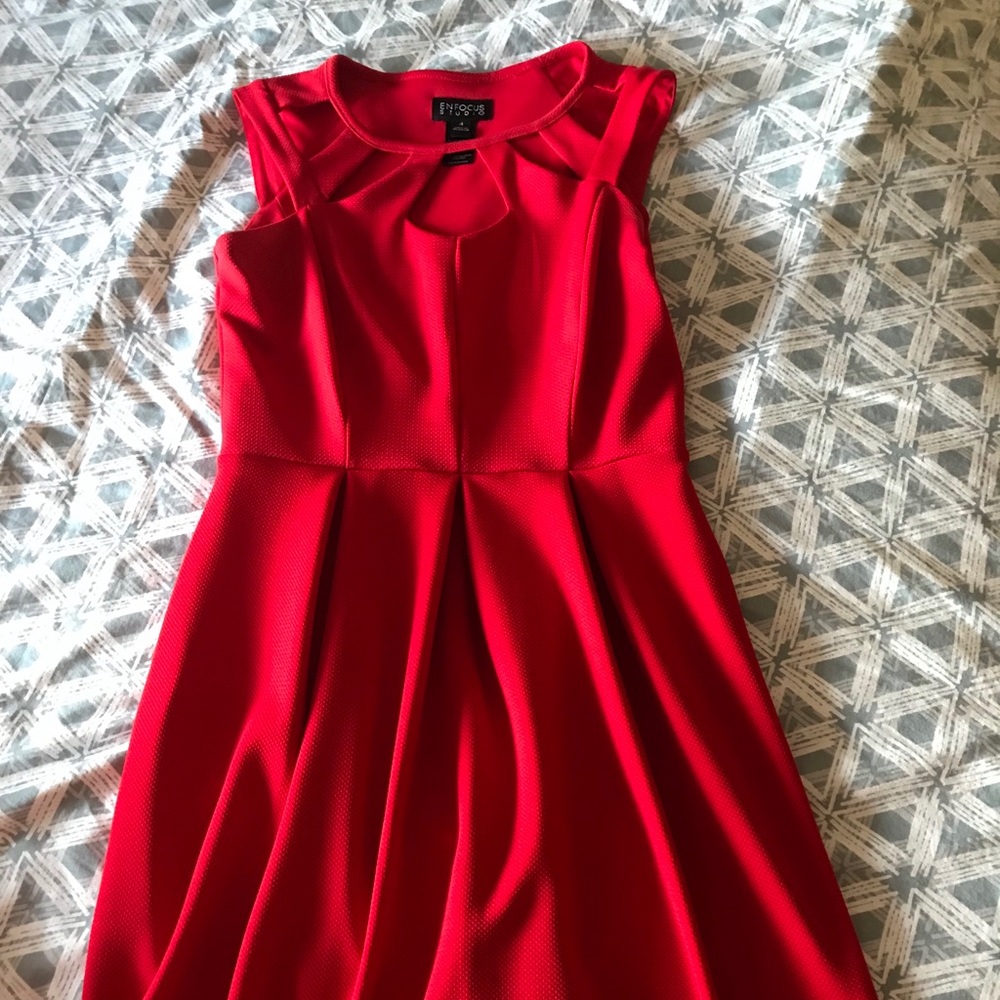 Red dress